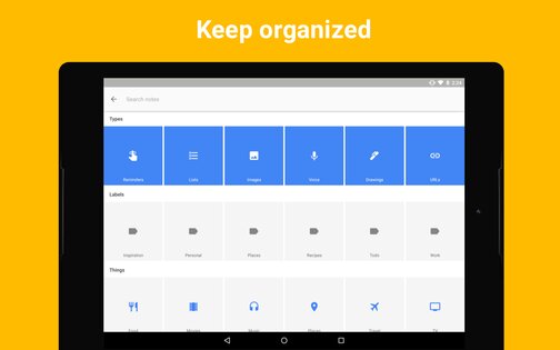 Заметки Google Keep 5.25.491.00.90. Скриншот 9