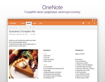 OneNote 16.0.19127.20320. Скриншот 8