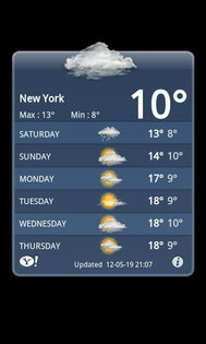 iPhone Weather 1.02. Скриншот 1