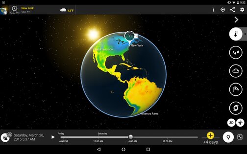 MeteoEarth 2.2.5.6. Скриншот 1