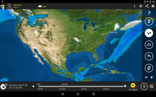MeteoEarth 2.2.5.6. Скриншот 3
