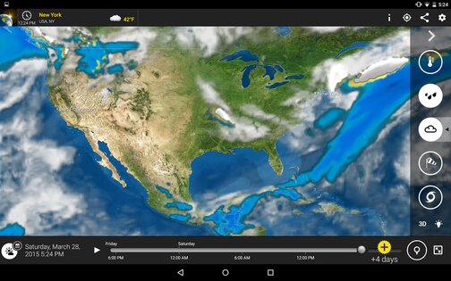MeteoEarth 2.2.5.6. Скриншот 4