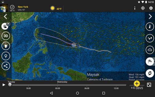 MeteoEarth 2.2.5.6. Скриншот 8