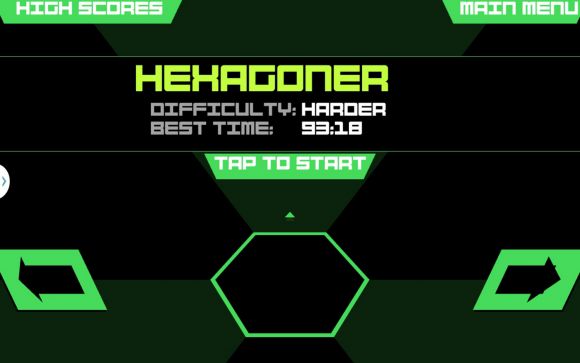 Рекорды в игре Super Hexagon