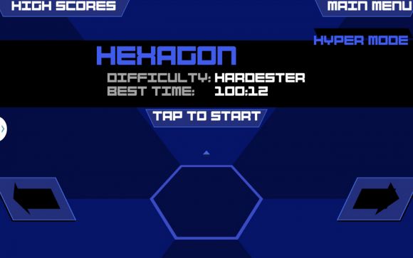 Рекорды в игре Super Hexagon