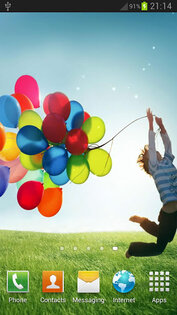 Galaxy S4 Live Wallpaper 1.1.3. Скриншот 1