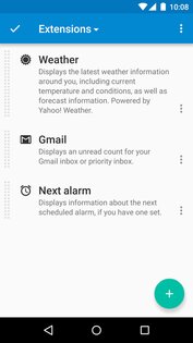 DashClock Widget 1.7.2. Скриншот 2