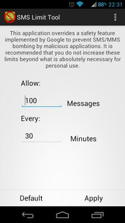 Sms Limit Tool 1.1.1. Скриншот 1