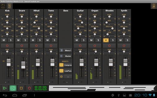 Audio Evolution Mobile 5.5.5.5. Скриншот 2