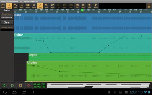 Audio Evolution Mobile 5.5.5.5. Скриншот 3