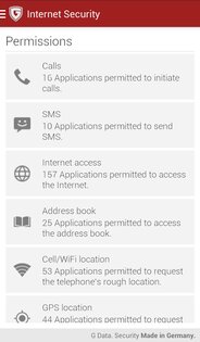 G DATA Mobile Security Light 29.3.0.325df6. Скриншот 3