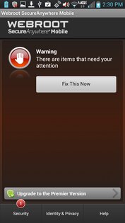 Webroot SecureAnywhere Mobile 5.7.0. Скриншот 5