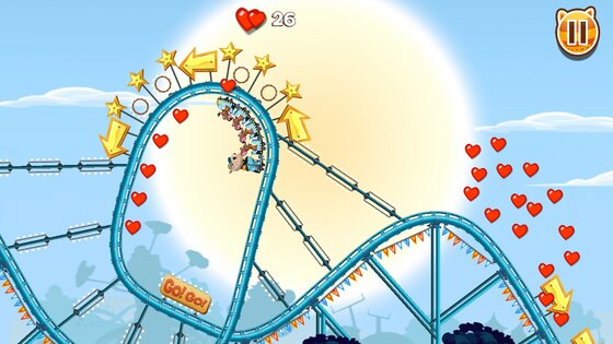 Nutty Fluffies Rollercoaster 1.0.5. Скриншот 2