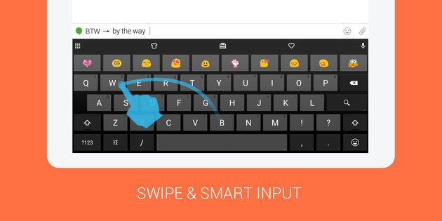 KK Emoji Keyboard 4.5.1. Скриншот 1