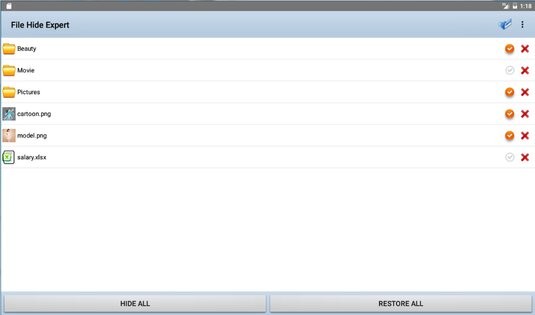 File Hide Expert: Файлы 5.0.3. Скриншот 11