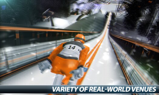 Ski Jumping Pro 1.9.9. Скриншот 1