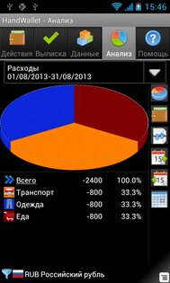 HandWallet – менеджер расходов 7.64. Скриншот 6