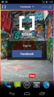 SO.HO Social Launcher 0.7. Скриншот 1