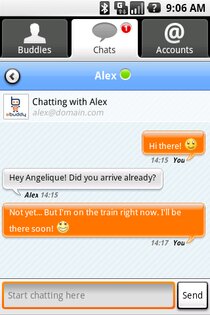 eBuddy Messenger 3.4.2. Скриншот 3