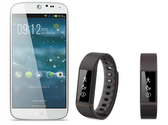 Acer представила пять новых смартфонов, умный браслет и планшет