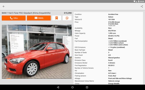 mobile.de 10.8. Скриншот 12