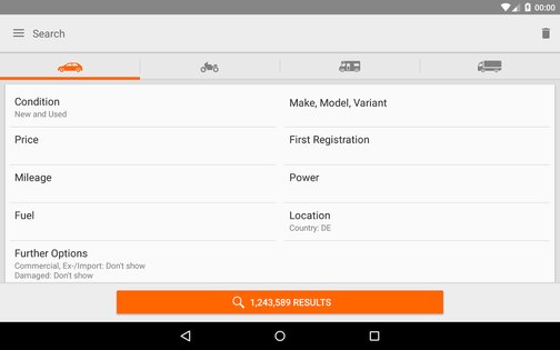mobile.de 10.8. Скриншот 18