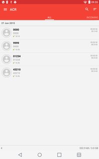Call Recorder ACR 35.0. Скриншот 9
