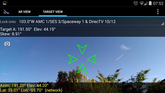 SatFinder Lite 4.0.0. Скриншот 12
