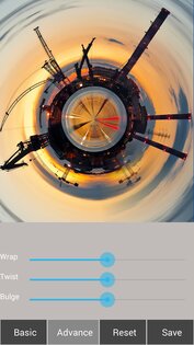 Tiny Planet FX Pro 2.2.9. Скриншот 1