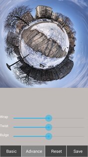 Tiny Planet FX Pro 2.2.9. Скриншот 4