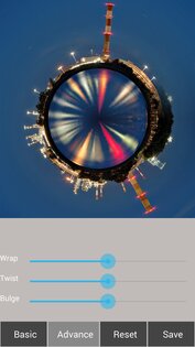 Tiny Planet FX Pro 2.2.9. Скриншот 5