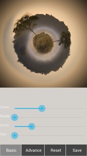 Tiny Planet FX Pro 2.2.9. Скриншот 8