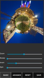 Tiny Planet FX Pro 2.2.9. Скриншот 12