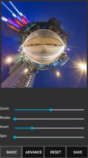 Tiny Planet FX Pro 2.2.9. Скриншот 13