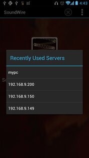 SoundWire 3.2. Скриншот 3