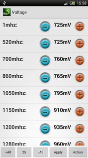 Tegra Overclock 1.6.9 Alpha. Скриншот 5