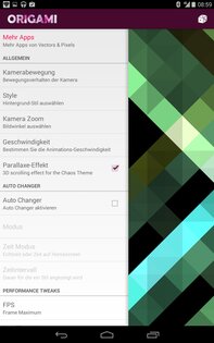 Origami Live Wallpaper 2.01. Скриншот 8