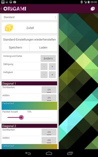 Origami Live Wallpaper 2.01. Скриншот 9