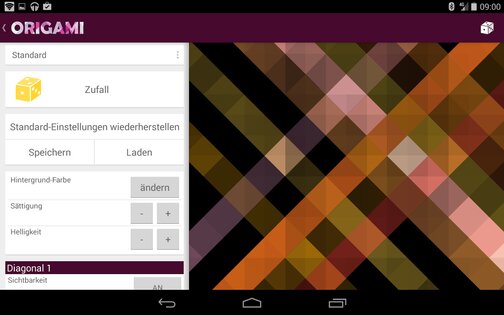 Origami Live Wallpaper 2.01. Скриншот 11
