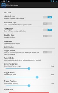 Auto Hide Soft Keys 4.1-release. Скриншот 4