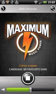 Радио MAXIMUM — online 1.0.2. Скриншот 1