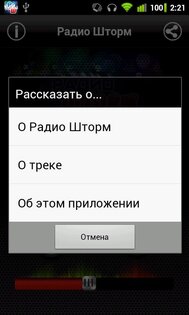 Радио Шторм 1.0.2. Скриншот 2