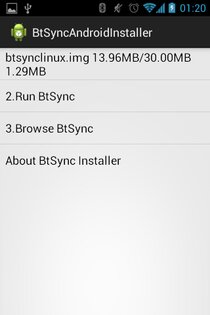 BtSync Installer 1.2. Скриншот 2