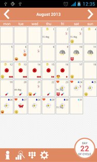 Feminap - женский календарь 2.5. Скриншот 2