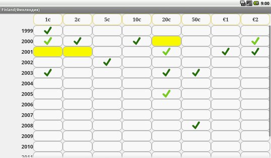 Монеты Евро и США 4.3. Скриншот 17