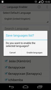 Language Enabler 3.7.0. Скриншот 5