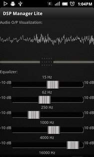 DSP Manager Lite 1.2.2. Скриншот 2