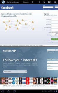 Dual Screen Browser 2.1. Скриншот 1