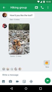 Hangouts 41.0. Скриншот 2