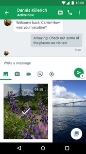 Hangouts 41.0. Скриншот 3